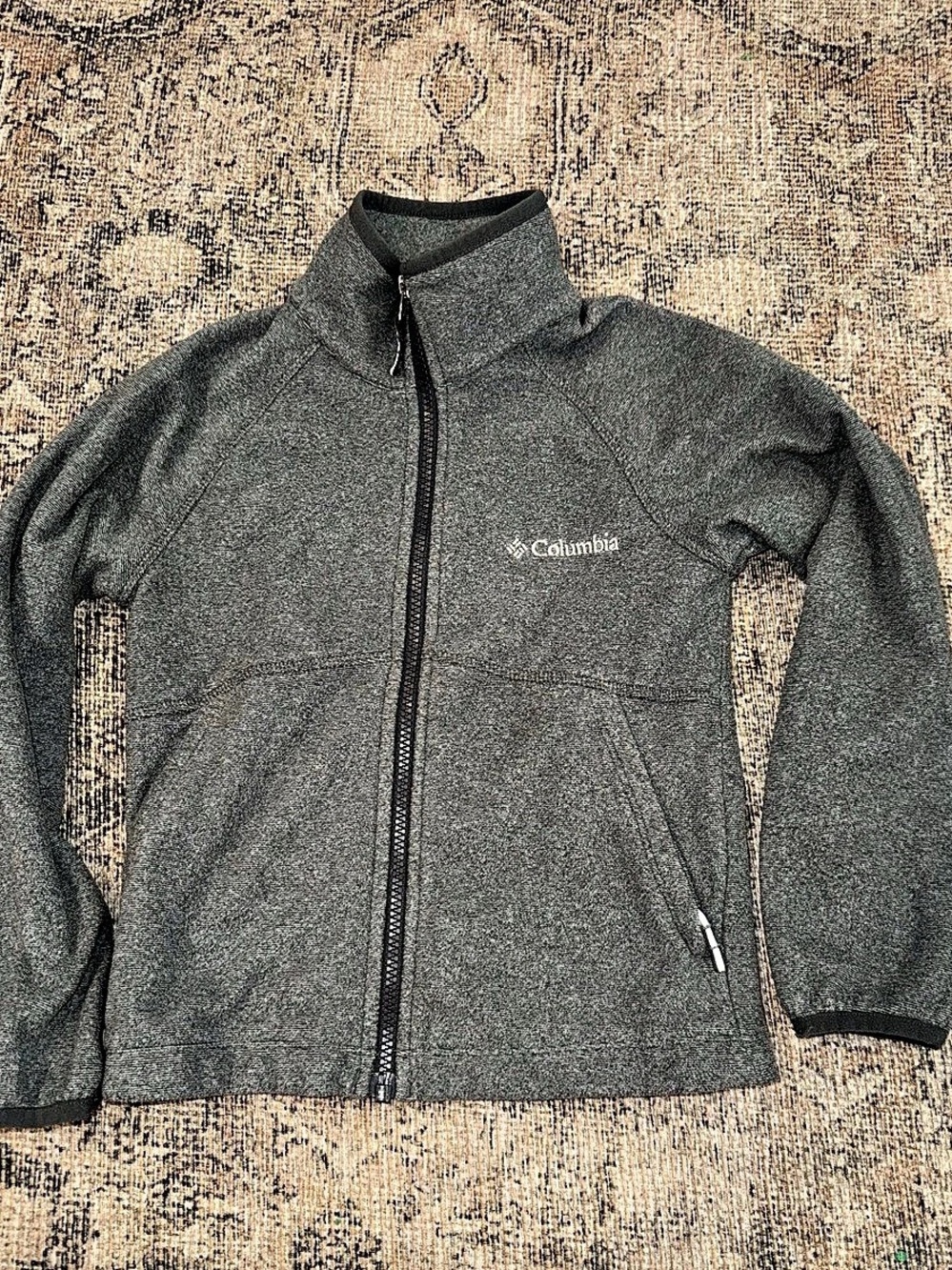 Kids Columbia Benton Springs Full Zip Fleece Jacket Gray